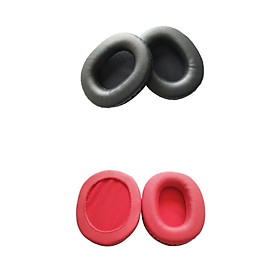 2 Pairs Earpads Ear Pads for  W800BT Headphone Headset Black Red