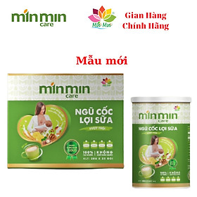 Combo 2 Hộp (1kg) Ngũ Cốc Min Min Care Lợi Sữa Vượt Trội- Dạng Hộp Đóng Gói _ Ngũ Cốc Lợi Sữa Phục Hồi Sức Khỏe Sau Sinh