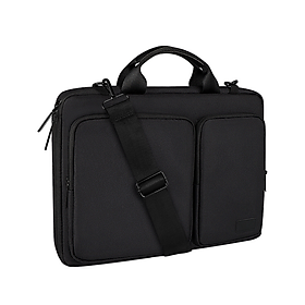 Túi xách túi chống sốc macbook và laptop 14,1 và 15,6 inh cao cấp phong cách mới - Màu Đen