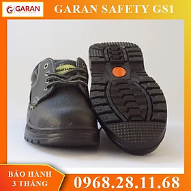 Giày Bảo Hộ Công Trình Giá Rẻ Garan Safety GS1 Chống Đinh, Chống Dập Ngón