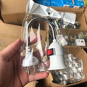 Mua Đuôi Đèn Lò Xo Xoay 360 Độ Kèm Công Tắc