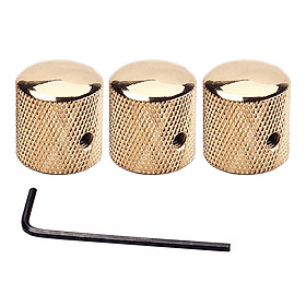 3 Pieces Guitar Volume Tone Control Knobs With Wrench Guitar Replacement Accs