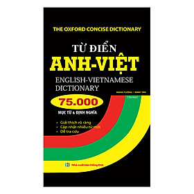 [Download Sách] Từ Điển Anh Việt 75000 Mục Từ Và Định Nghĩa (Tái Bản 2019)