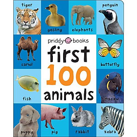 Hình ảnh sách First 100 Animals Padded (large)