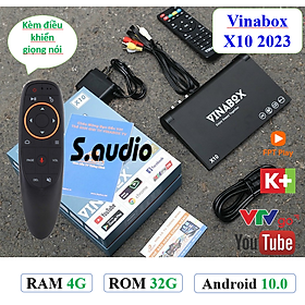 Mua Android tivi box vinabox X10 ram 2G /4G rom 8G /16G mới xem truyền hình miễn phí | Hàng Chính hãng