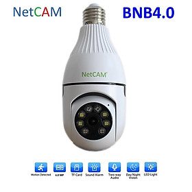 Camera IP WiFi Quay quét 360 độ NetCAM BNB4.0, Độ phân giải 4.0MP, Báo Động Thông Minh, Cảnh Báo Âm Thanh - Hàng chính hãng