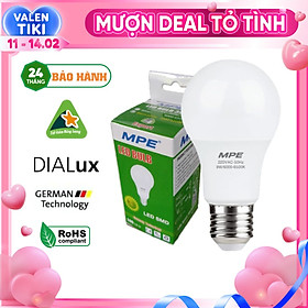 Mua Bóng đèn LED Bulb MPE LBD E27 - Tiết kiệm điện  Tiêu chuẩn Châu Âu  Thương hiệu Việt Nam - Hàng Chính Hãng