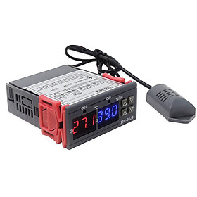 Bộ Điều Chỉnh Nhiệt Độ Và Độ Ẩm Với Cảm Biến Tích Hợp (110-220VAC)