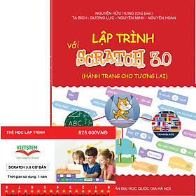 Combo khóa học lập trình với Scratch 3.0 (Cơ bản) và sách lập trình với Scratch 3.0