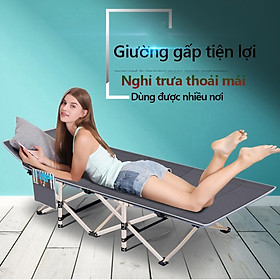 Giường xếp văn phòng ngủ trưa gấp gọn kích thước 67x180cm, giường gấp gọn nghỉ trưa tiện lợi cao cấp