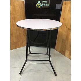 Mua bàn cafe   bàn cafe tròn gấp gọn 60-72 cm mặt bàn đường kính 60 cm chân bàn cao 72 cm bàn trà tranh bàn uống nước giá rẻ