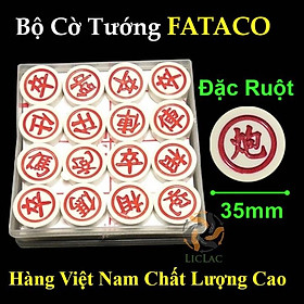 Bộ Cờ Tướng FATACO ( Size LỚN ) - Cờ Tướng nhựa Đặc Ruột Nhựa Melamine không độc hại