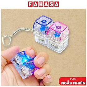 Bộ 2 Móc Khóa Hình Nút Bàn Phím Đèn Led - WanLongDa SYAJ002 (Mẫu Màu Giao Ngẫu Nhiên)
