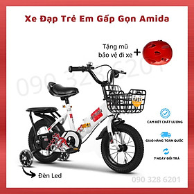 Xe đạp trẻ em gấp gọn 12inch - 18inch, xe đạp thể thao cho bé 2 - 12 tuổi