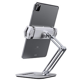 Mua Giá Đỡ Kệ Ipad Máy Tính Bảng 3 Khớp Xoay 360 độ Gấp Gọn Đa Năng – Kệ Silicon đa điểm chống xước hợp kim nhôm cao cấp