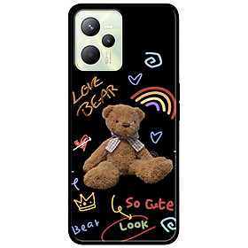 Ốp lưng dành cho Realme C35 - Realme Narzo 50A Prime mẫu Chú Gấu Love Bear
