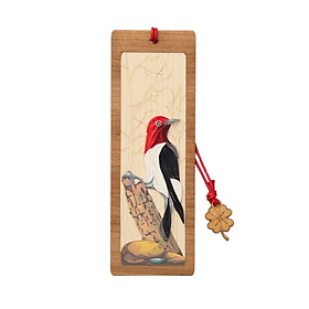 Bookmark Nghệ Thuật Giấy Xoắn - Chim Gõ Kiến Đầu Đỏ - Rhythm of the Woods - Animals - Việt Net