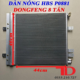 Dàn nóng HBS P0881 DONGFENG 8 tấn THDN35A, Dàn nóng điều hòa Ô Tô