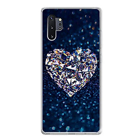 Ốp lưng dẻo cho điện thoại Samsung Galaxy Note 10 Plus - 0420 HEART11 - Hàng Chính Hãng