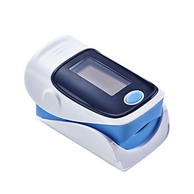 Adult Children Digital Finger Oximeter Portable Fingertip Pulse Blood Oxygen Saturation Meter blue