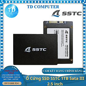 Mua Ổ cứng SSD SSTC 1TB ~ Megamouth (2.5  SATA 6Gbps) - Hàng chính hãng SSTC phân phối