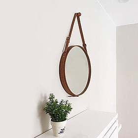 Mua Gương Tròn Dây Da Simili Cao Cấp D40cm - FULL MÀU -FULL PHỤ KIỆN