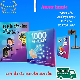 Hình ảnh Sách COMBO LẬP NGHIỆP 1000 Affiliate và Từ điển Xây Kênh Tiktok tác giả Cấn Mạnh Linh