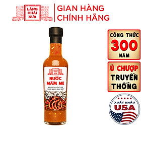 Đặc Sản Phan Thiết - Nước Mắm Me Cao Cấp Làng Chài Xưa, Nguyên Liệu Tươi, Thơm Ngon Đặc Biệt Từ Me, Tỏi, Ớt Tươi, Chai Thủy Tinh 300G