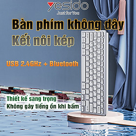Mua Bàn phím không dây kết nối kép dành cho cả Ipad và máy tính bàn - Hàng Chính Hãng
