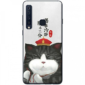 Ốp lưng  dành cho Samsung Galaxy A9 (2018) mẫu Mèo đa nghi