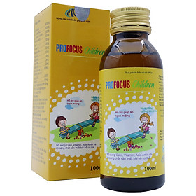 Vitamin tổng hợp cho bé ProFocus Children - Bổ sung đầy đủ các dưỡng chất cho bé phát triển toàn diện về thể chất và trí tuệ. Sử dụng cho trẻ biếng ăn, còi xương, suy dinh dưỡng hay ốm