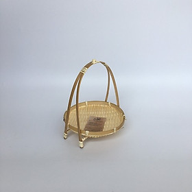 Mua Mẹt tre tầng đựng đồ ăn trang trí - Kệ mẹt 3 tầng đựng buffet