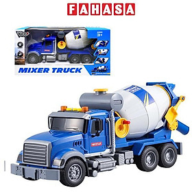 Đồ Chơi Mô Hình Xe Trộn Xi Măng Có Đèn Và Âm Thanh - Vecto VT52P-2