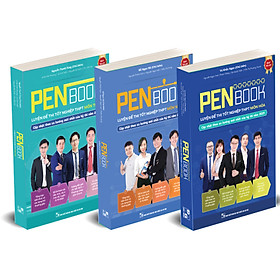 Combo PENBOOK Khối A - PENBOOK Luyện đề thi THPT Quốc Gia - Bộ 3 môn Toán, Lí, Hóa - Bản 2021