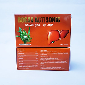 Viên Uống Bổ Gan Bogan Actisonic - Giúp Nhuận Gan, Lợi Mật, Giải Độc Gan