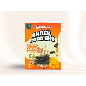 Snack rong nho dinh dưỡng Okinawa - Vị phô mai - Hộp 18gr