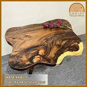 Mua BÀN SOFA MẶT GỖ ME TÂY VÂN NU CỰC ĐẸP - KR20171