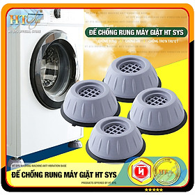 Mua Bộ 04 chân đế cao su đa năng - HT SYS - Đế chống rung máy giặt - Đế chống ồn máy giặt  máy sấy tủ lạnh  bàn ghế