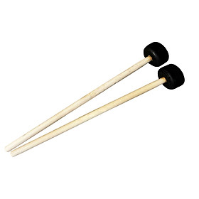 2Pcs Drumsticks Percussion Accs Multipurpose Wear Resistant for Hand Drum Black