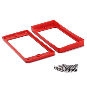 Red  Pickup Mounting  for Electric Guitar Accessory Set of 2 Pcs
