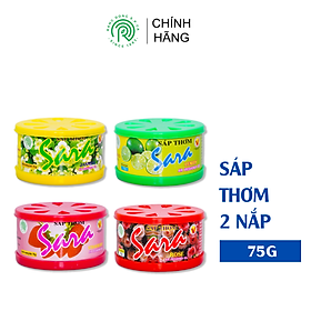Sáp thơm 2 nắp sara 75g