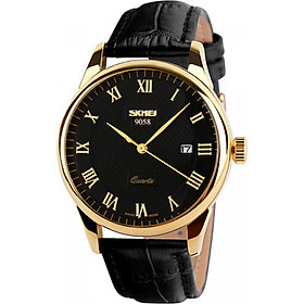 Đồng hồ nam dây da skmei 9058cl