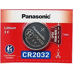 Pin Cúc Áo Panasonic CR2032 3V Lithium cho smartkey ô tô, xe máy, máy tính cầm tay, cân điện tử...