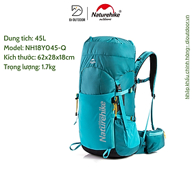 Balo Leo Núi Trợ Lực Naturehike 45L 55L 70L- NH18Y045-Q- NH16Y020-Q