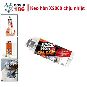 Mua Keo hàn X2000 chịu nhiệt chịu va chạm tác động mạnh  keo hàn gắn sắt thép đa năng siêu bền