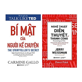 COMBO BÍ MẬT CỦA NGƯỜI KỂ CHUYỆN + NGHỆ THUẬT DIỄN THUYẾT ĐỂ THÀNH CÔNG (BỘ 2 CUỐN)