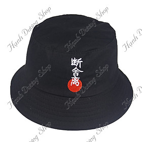 Nón bucket lời thề, mũ tai bèo lời thề samurai chữ Nhật, vành rộng 6.5cm, phù hợp cả nam và nữ - Hạnh Dương