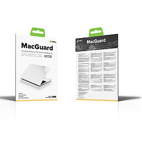 bộ dán full 5 in 1 cho macbook m1 - pro 13/2020 màu gray thương hiệu jcpal chính hãng
