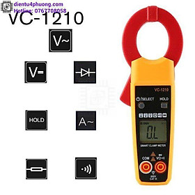 Mua Đồng Hồ Ampe Kìm Tự Nhận Thang Đo VC-1210 Vạn Năng