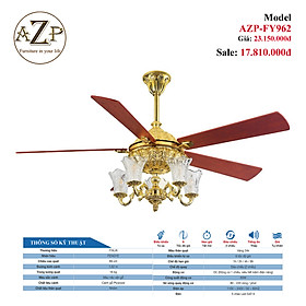 Mua AZP-FY962 – BST QUẠT ĐÈN CAO CẤP / GIẢI PHÁP TRANG TRÍ CHO CÁC CÔNG TRÌNH NHÀ HÀNG  KHÁCH SẠN. CĂN HỘ  DINH THỰ phong cách đương đại  hàng nhập khẩu AZP